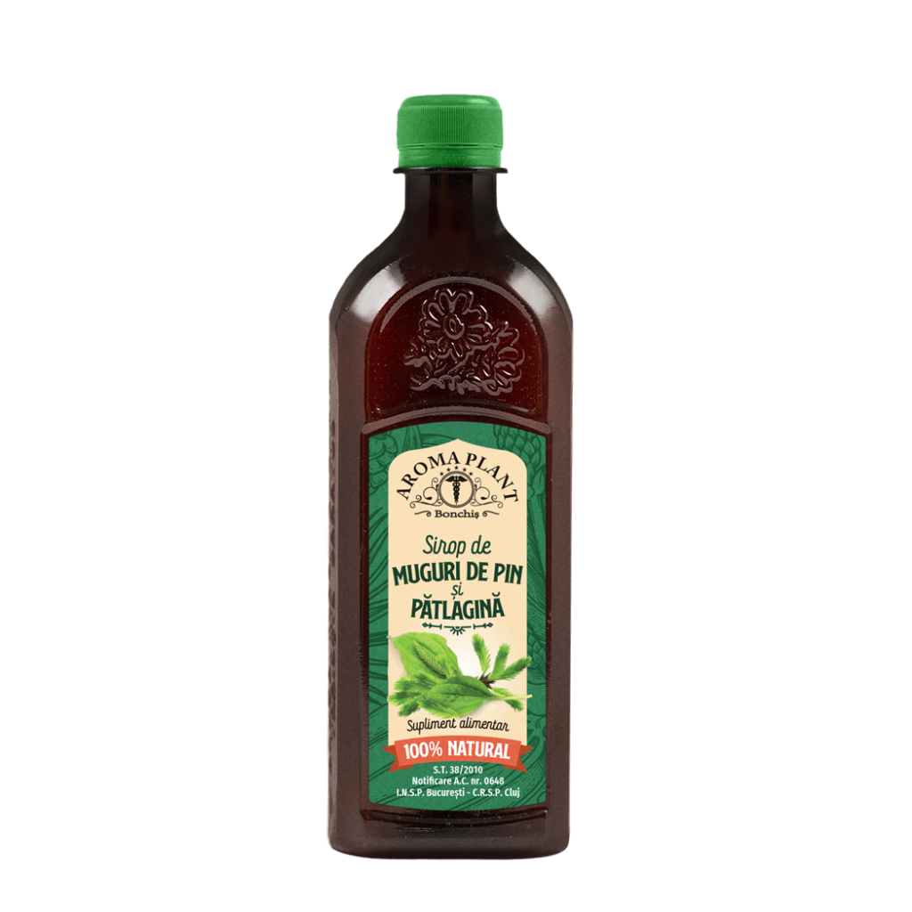 Sirop de muguri de pin și pătlagină — imaginea 1