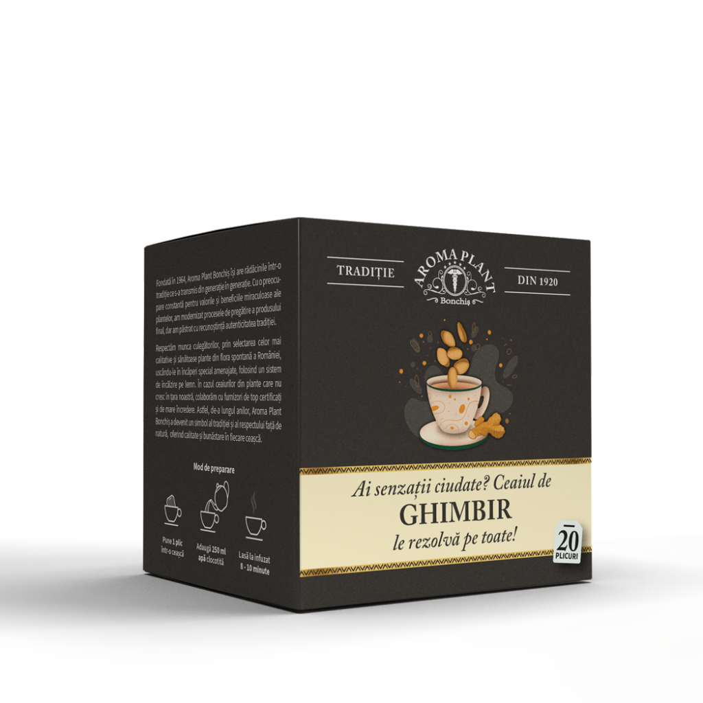 Ceai de ghimbir 20 plicuri — imaginea 2