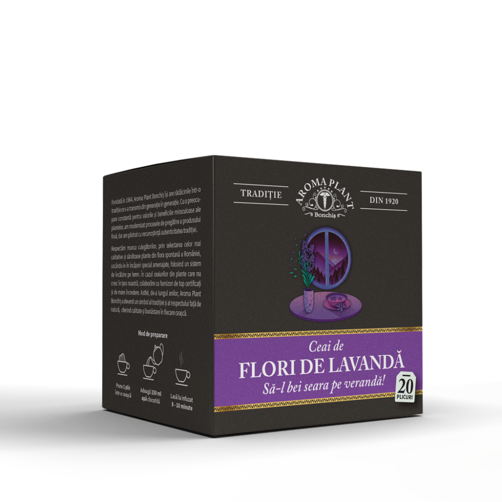 Ceai de flori de lavandă 20 plicuri — imaginea 2