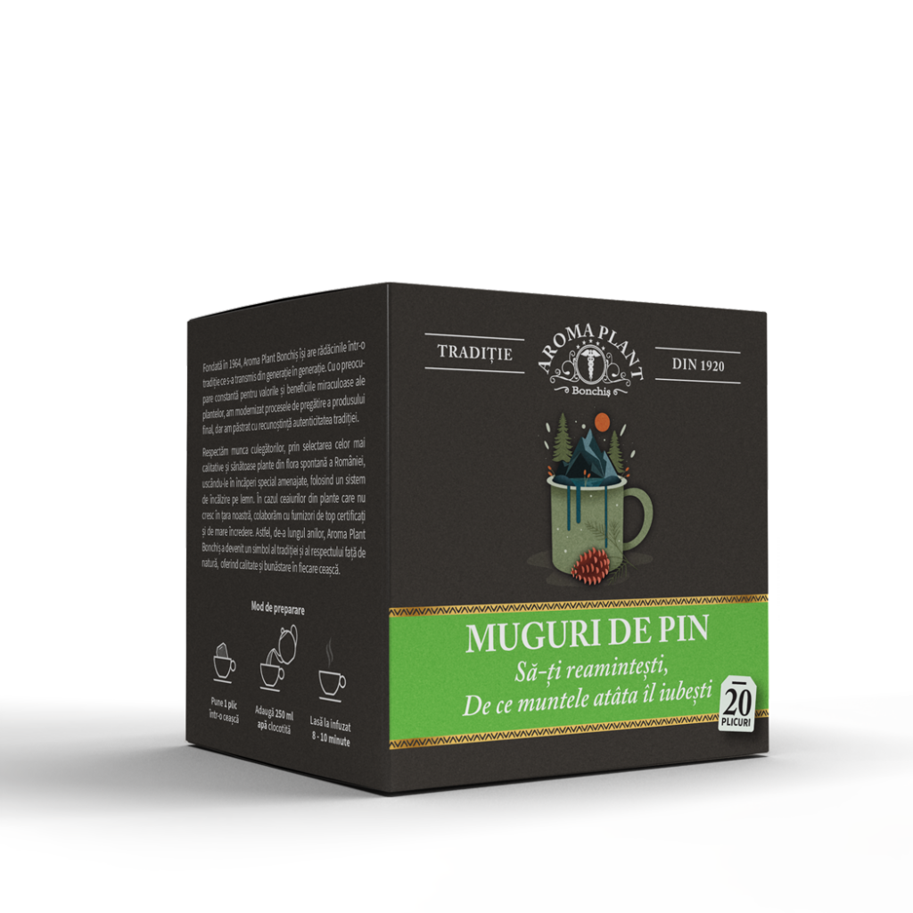 Ceai de muguri de pin 20 plicuri — imaginea 2