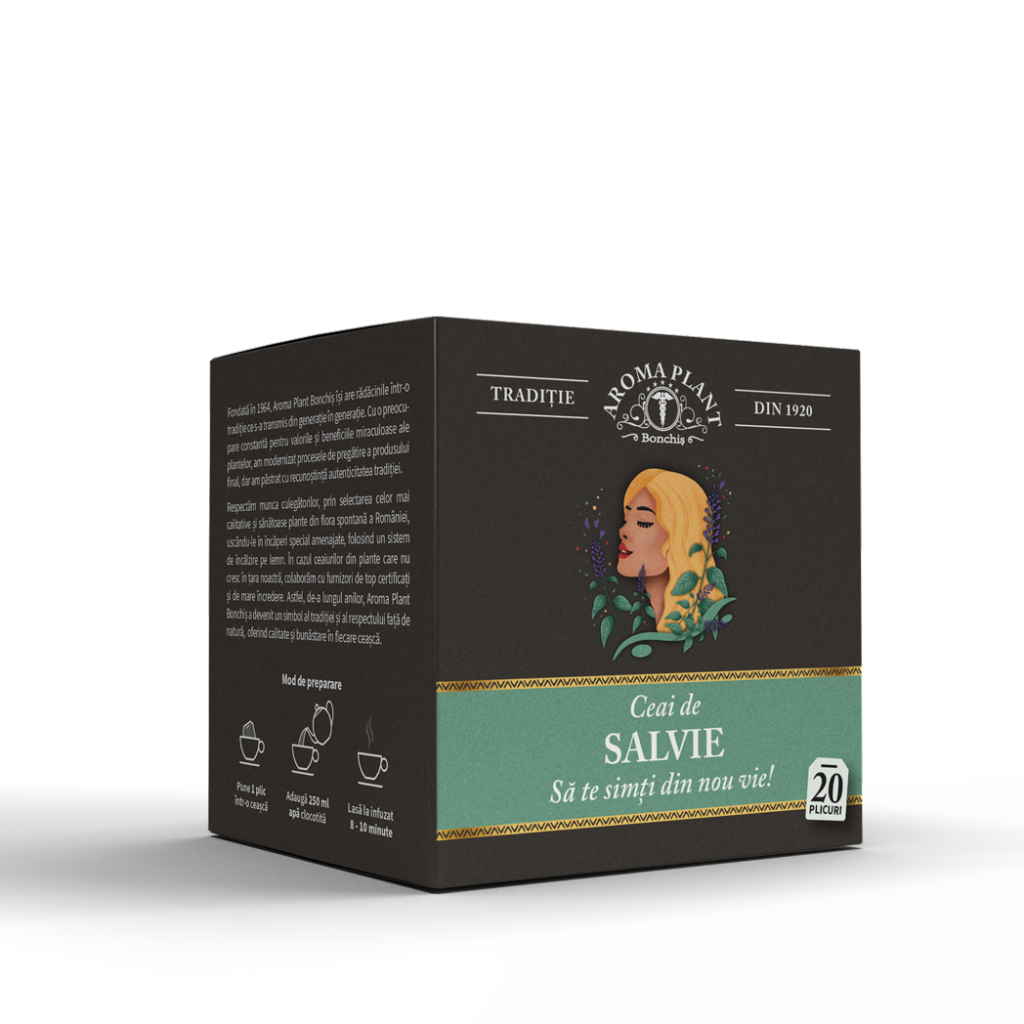 Ceai de salvie 20 plicuri — imaginea 2