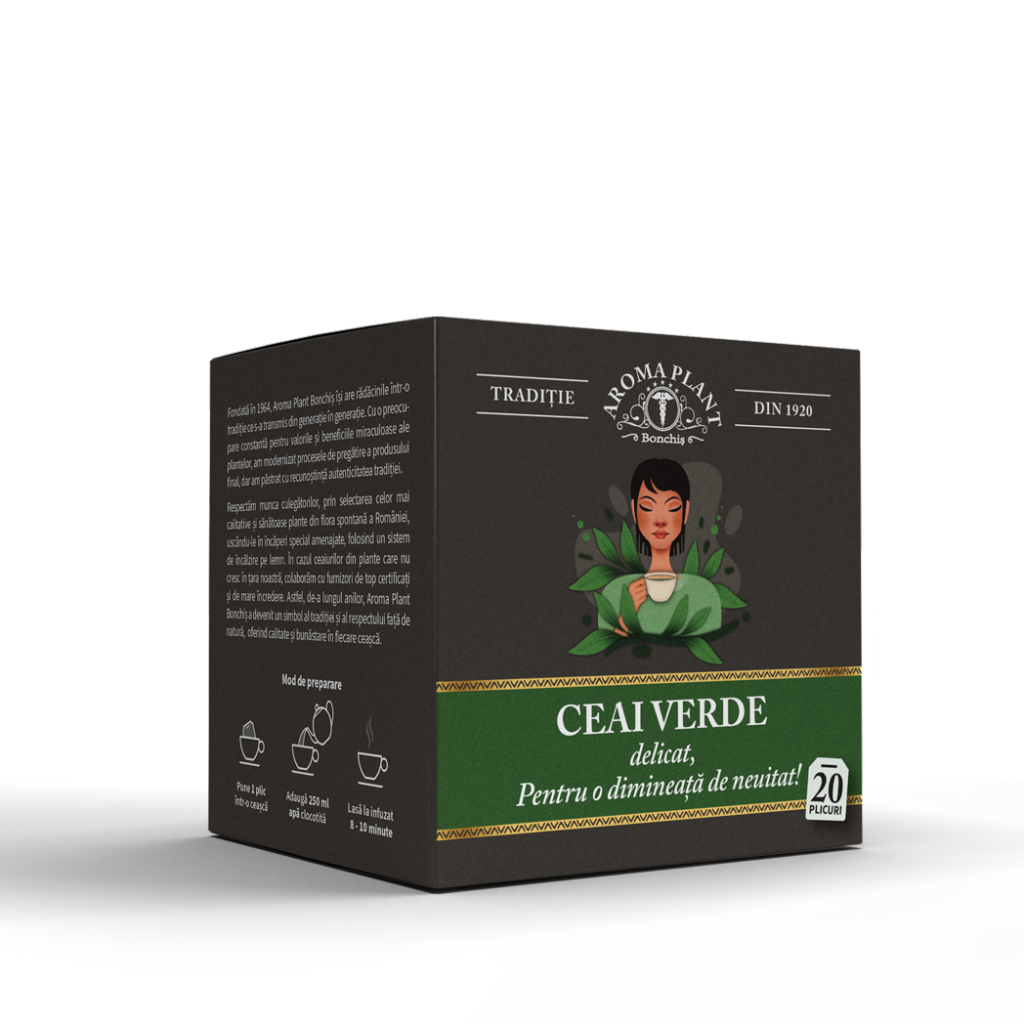 Ceai verde 20 plicuri — imaginea 2