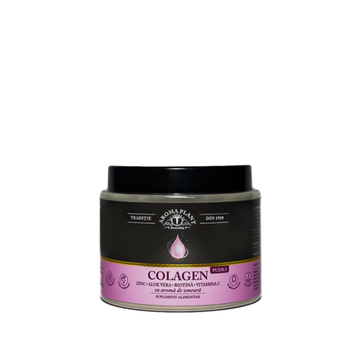 Colagen pudră cu Zinc, Biotină, Vitamina C și Aloe Vera