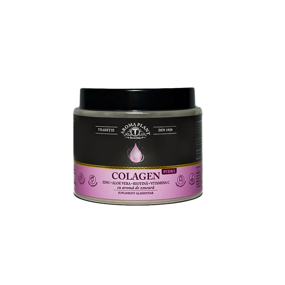 Colagen pudră cu Zinc, Biotină, Vitamina C și Aloe Vera