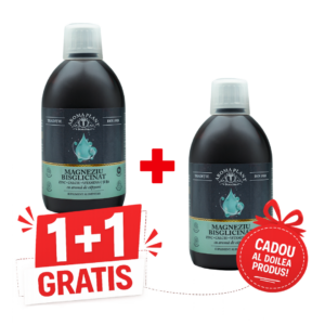 Pachet 1+1 Gratis Magneziu Bisglicinat, Zinc, Calciu, Vitamina C și B6 500 ml