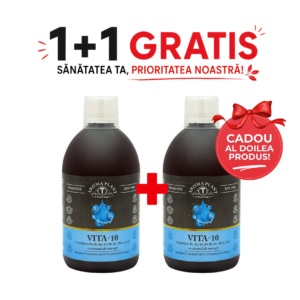 Pachet 1+1 Gratis Vita 10 – complex de vitamine și minerale cu aromă de mango